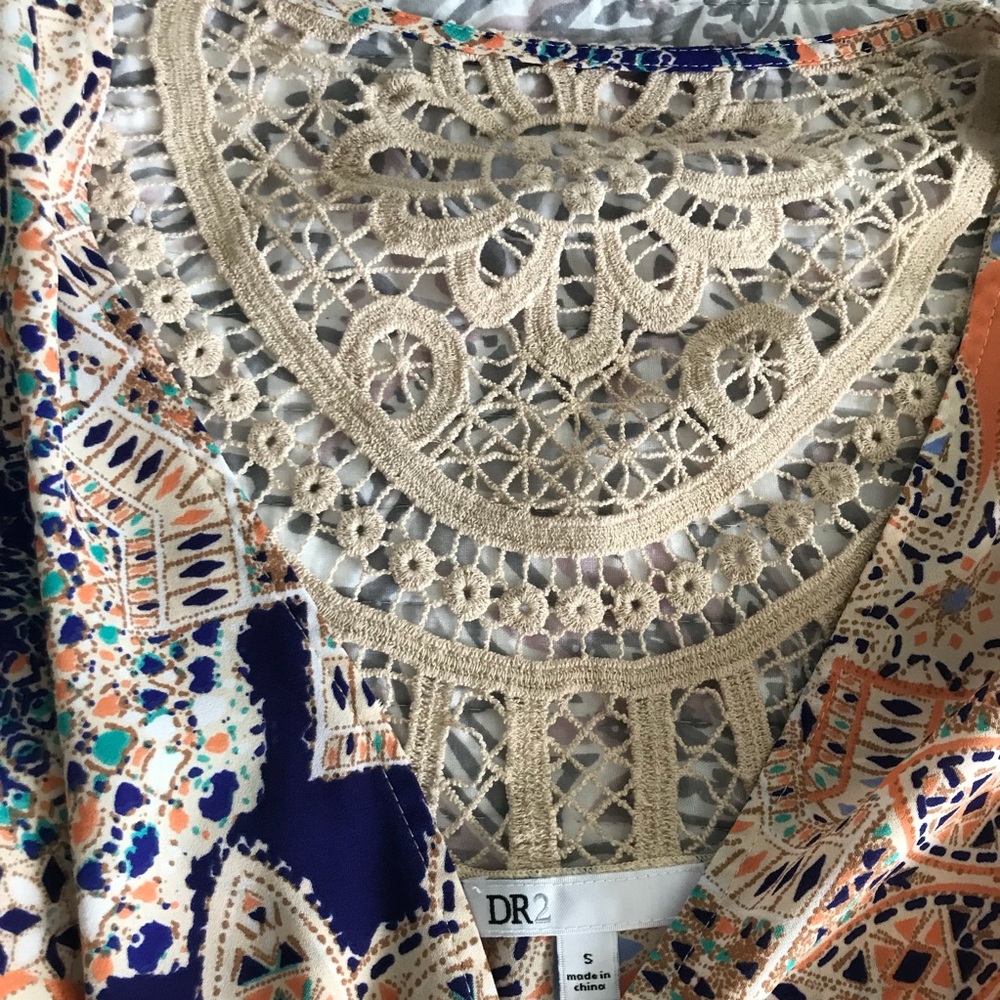 patterned crochet romper - Picture 3 of 4